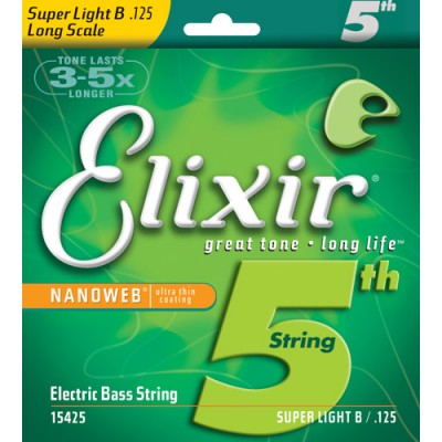 Elixir Super Light B .125  Single String Bass